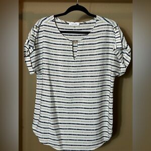 Calvin Klein short sleeve blouse